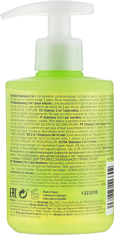 Hipoalergiczny szampon dla dzieci 2 w 1 - Revlon Professional Equave Kids Conditioning Shampoo — Zdjęcie N2