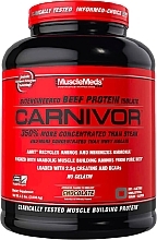 Kup Izolat białka wołowego na zwiększenie masy mięśniowej Czekolada - MuscleMeds Carnivor Beef Protein Powder Chocolate