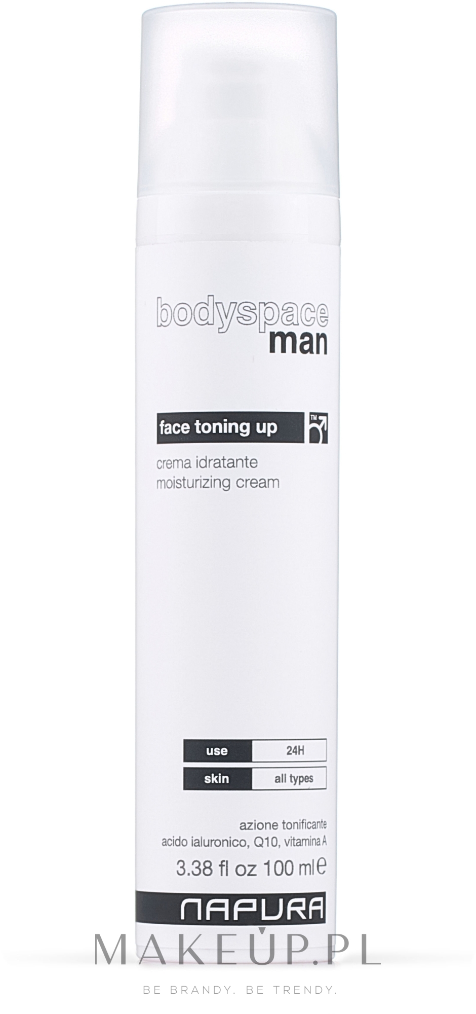 Nawilżający krem do twarzy dla mężczyzn - Napura Face Moisturizing Cream For Man — Zdjęcie 100 ml