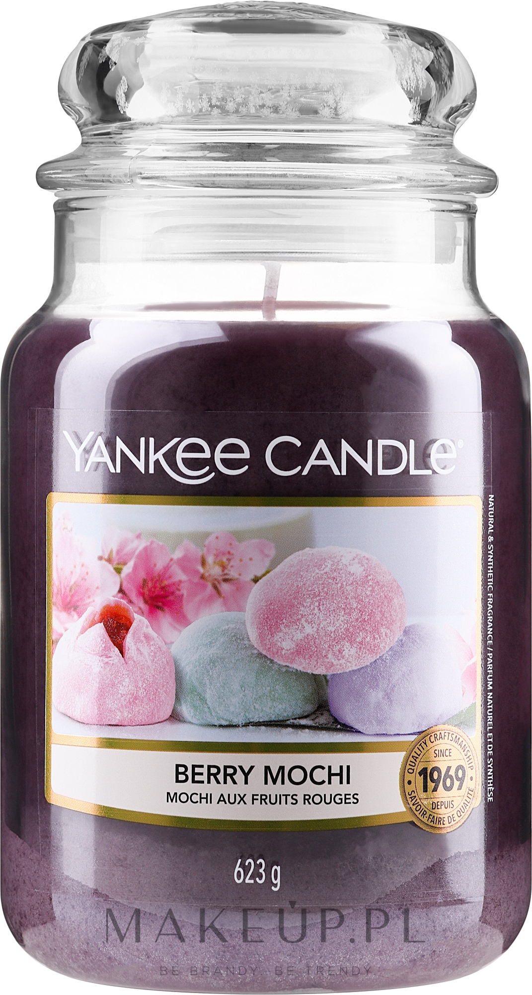 Świeca zapachowa w słoiku - Yankee Candle Berry Mochi Candle — Zdjęcie 623 g