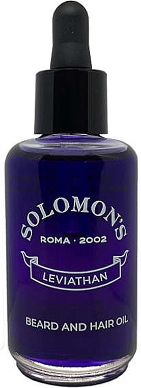 Olejek do brody i włosów - Solomon's Leviathan Beard and Hair Oil — Zdjęcie N1
