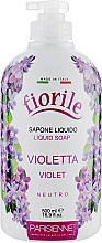 Mydło w płynie Fiołek - Parisienne Italia Fiorile Violet Liquid Soap — Zdjęcie N1