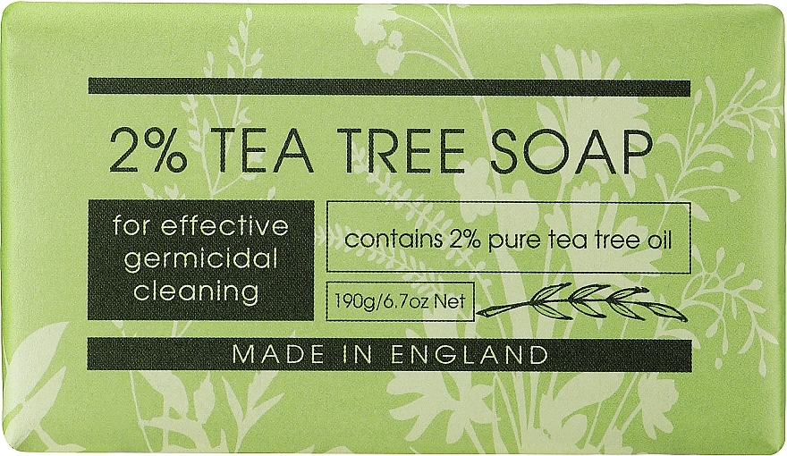 Mydło z drzewa herbacianego - The English Soap Company Take Care Collection 2% Tea Tree Soap — Zdjęcie N1
