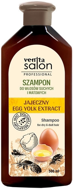 Szampon do włosów suchych i matowych - Venita Salon Professional Egg Extract  — Zdjęcie 500 ml