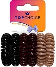 Gumka do włosów, 20070, 6 sztuk - Top Choice Hair Accessories — Zdjęcie N1