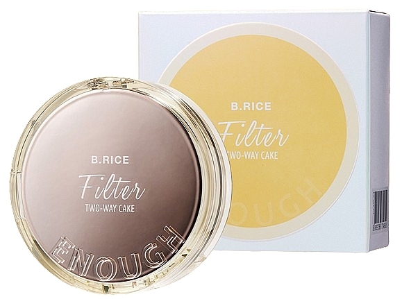 Puder do twarzy - Enough B.Rice Pure Filter Two-Way Cake SPF 28 PA++ — Zdjęcie N1