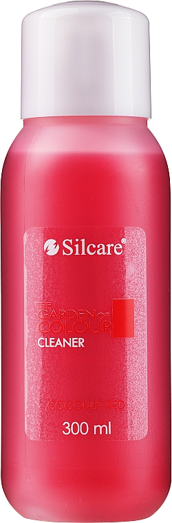 Odtłuszczacz do paznokci - Silcare The Garden of Colour Cleaner Coconut Red — Zdjęcie N1