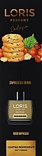 Dyfuzor zapachowy Orzechowe ciasteczka - Loris Parfum Exclusive Peanut Cookie Reed Diffuser — Zdjęcie N1