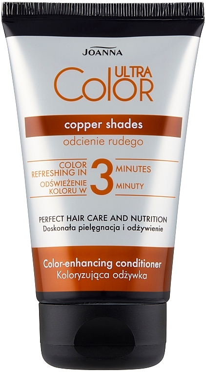 Koloryzująca odżywka do włosów rudych - Joanna Ultra Color System Copper Shades — Zdjęcie N2