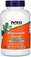 Kup Cytrynian magnezu, w proszku - Now Foods Magnesium Citrate Pure Powder