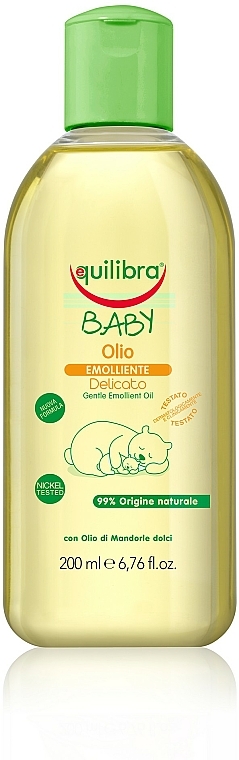 Naturalna oliwka pielęgnacyjna dla dzieci - Equilibra Baby — Zdjęcie N1