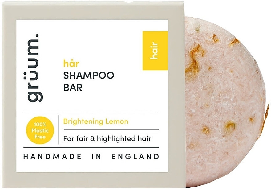 Szampon dla blondynek - Gruum Shampoo Bar Brightening — Zdjęcie N1