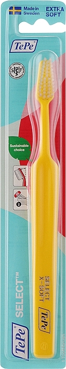 Miękka szczoteczka do zębów, żółta - TePe Compact X-Soft Toothbrush — Zdjęcie N1