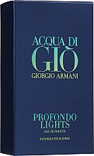 Giorgio Armani Acqua di Gio Profondo Lights - Woda perfumowana — Zdjęcie N2