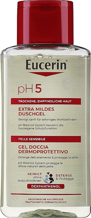 Delikatny żel do mycia ciała - Eucerin pH5 Soft Shower Gel Dry & Sensitive Skin — Zdjęcie N1