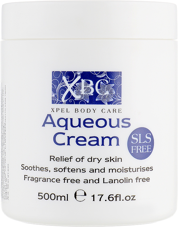 Krem tonizujący do ciała do intensywnego nawilżania i odbudowy - Xpel Marketing Ltd SLS Free Aqueous Cream — Zdjęcie N2