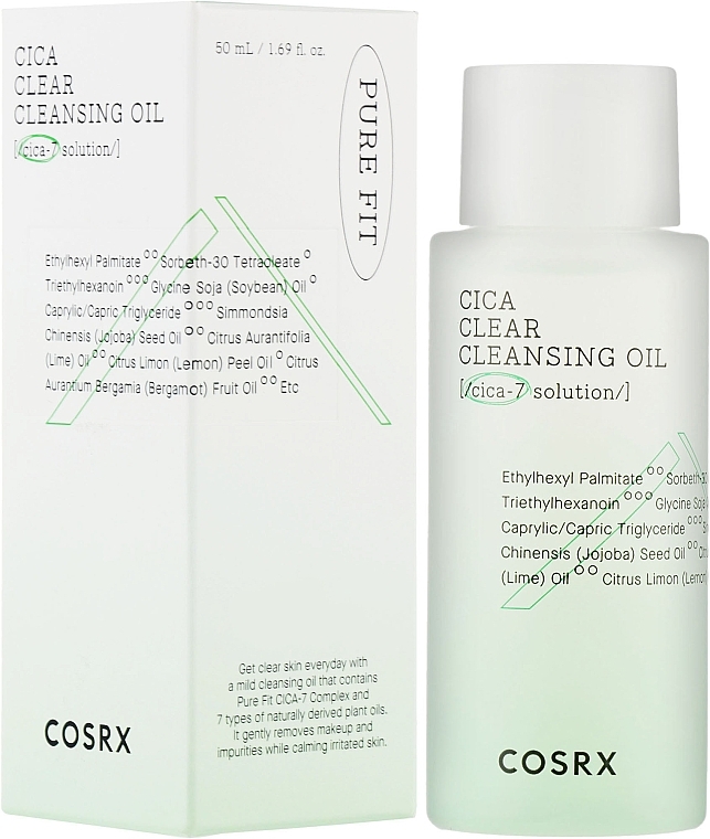 Hydrofilowy olejek do twarzy - Cosrx Pure Fit Cica Clear Cleansing Oil — Zdjęcie N2