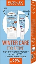 Zestaw - Floslek Winter Care For Active (sun/cr/30ml + lip/balm/10g) — Zdjęcie N1