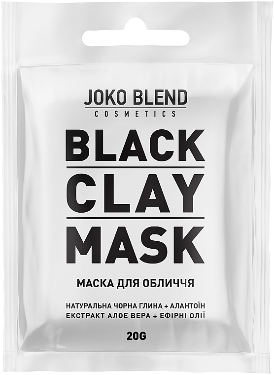 Maska z czarnej gliny - Joko Blend Black Clay Mask — Zdjęcie N1