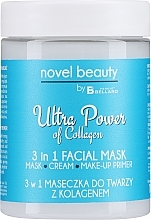 Kup 3 w 1 maseczka do twarzy z kolagenem - Fergio Bellaro Novel Beauty Ultra Power Facial Mask
