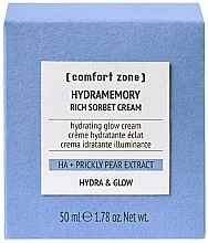 Bogaty kremowy sorbet zapewniający głębokie nawilżenie i blask - Comfort Zone Hydramemory Rich Sorbet Cream — Zdjęcie N2