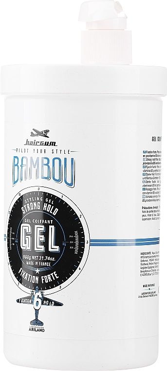 PRZECENA! Żel do stylizacji z ekstraktem z bambusa - Hairgum Bambou Fixing Gel * — Zdjęcie N2