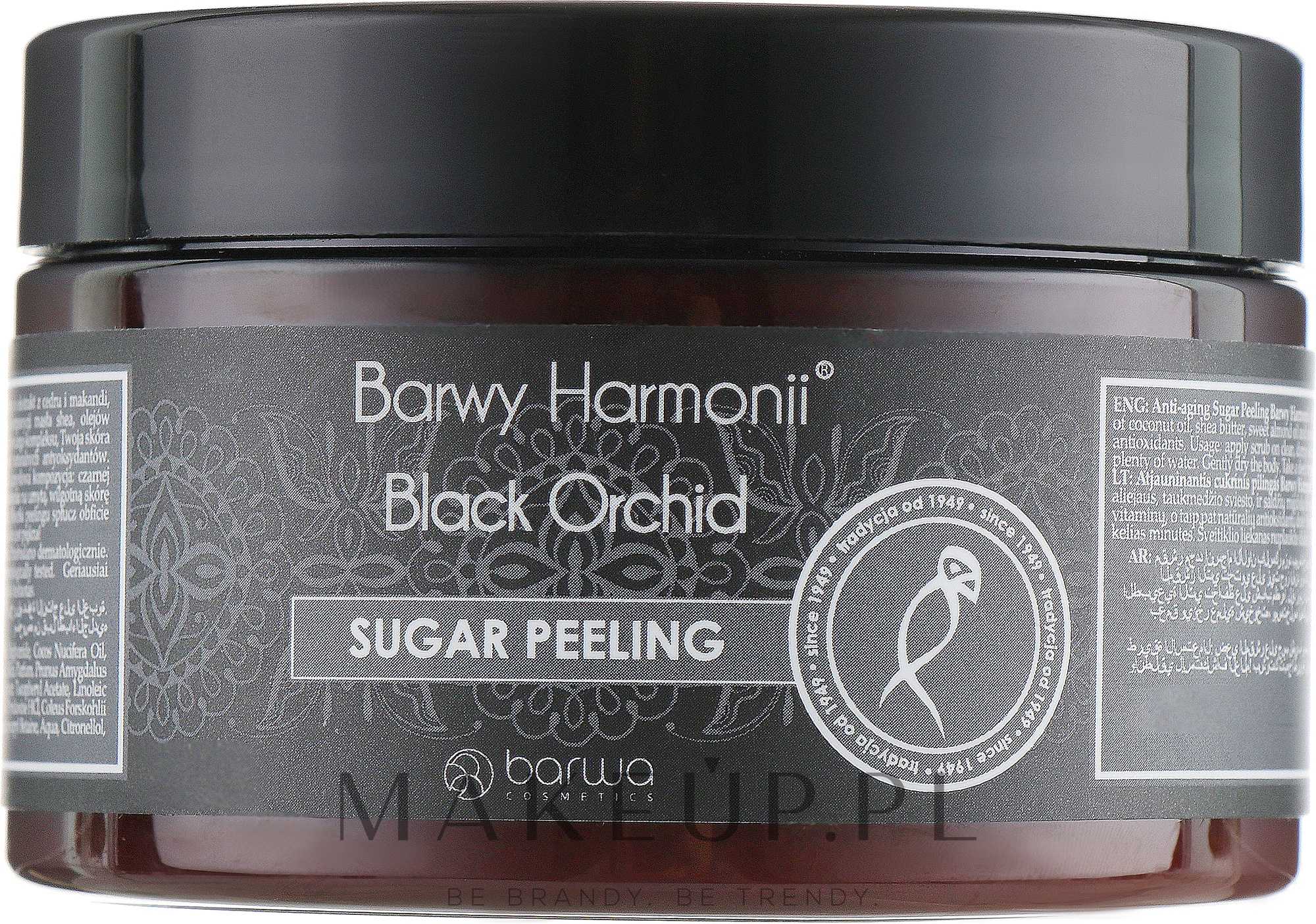 Peeling cukrowy do ciała Czarna orchidea - Barwa Harmony Sugar Peeling — Zdjęcie 250 ml