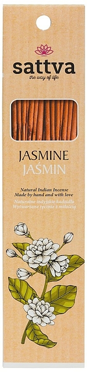 Naturalne indyjskie kadzidła Jaśmin - Sattva Jasmine — Zdjęcie N1