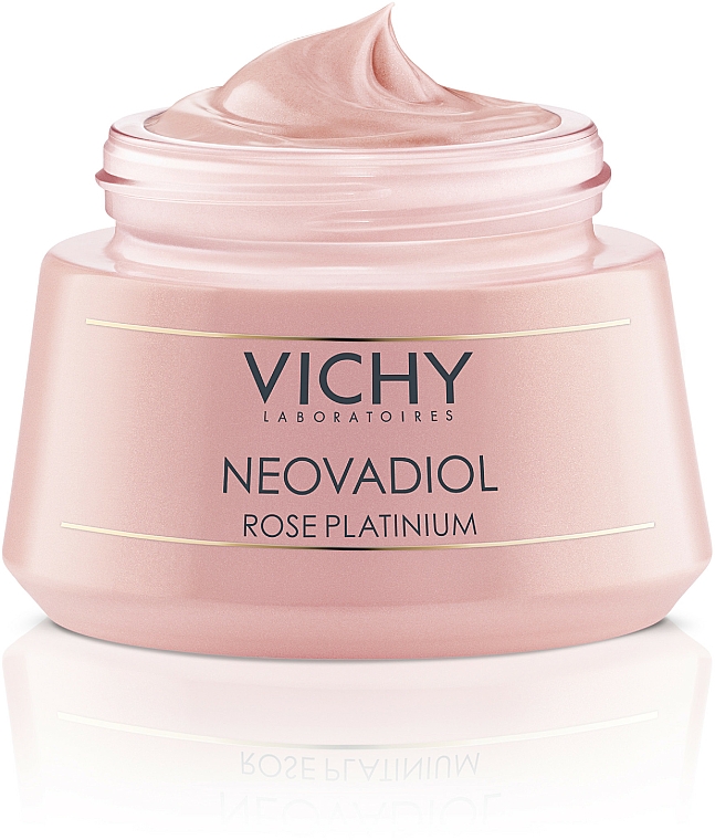 Różany krem przeciwzmarszczkowy do twarzy wzmacniająco-rewitalizujący - Vichy Neovadiol Rose Platinum Cream — Zdjęcie N11