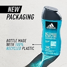 Żel pod prysznic dla mężczyzn - Adidas Ice Dive Body, Hair And Face Shower Gel — Zdjęcie N3