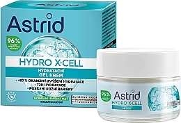 Nawilżający żel-krem do skóry normalnej i mieszanej - Astrid Hydro X-Cell Hydrating Gel Cream — Zdjęcie N2