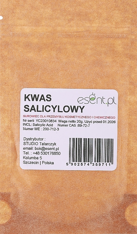 Kwas salicylowy - Esent — Zdjęcie N2