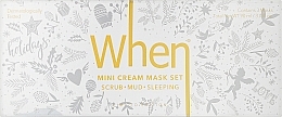 Kup Zestaw do pielęgnacji twarzy - When Mini Cream Masks Trio Set Holiday Limited Edition (mask/3x30ml)