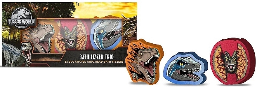 Zestaw - Corsair Jurassic World Bath Fizzer Trio (bath/fizz/3x90g) — Zdjęcie N1