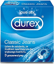 Kup Prezerwatywy, 3 szt. - Durex Classic Jeans
