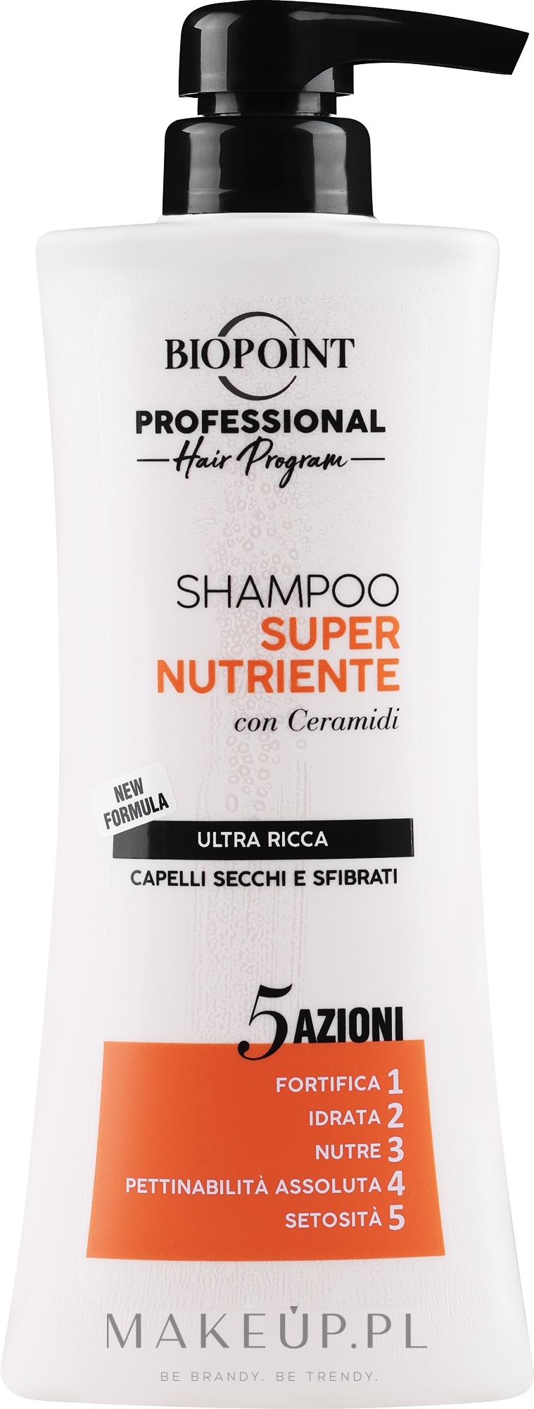 Ultraodżywczy szampon do włosów zniszczonych i suchych - Biopoint Super Nourishing Shampoo — Zdjęcie 400 ml