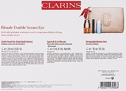 Zestaw - Clarins Double Serum Eye Set (eye/ser/20ml + mascara/3ml + rem/30ml + bag) — Zdjęcie N5