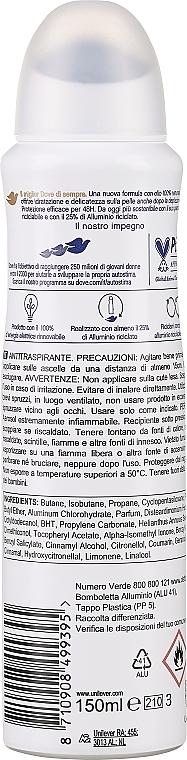 Antyperspirant w sprayu - Dove Invisible Dry 48H Clean Touch Anti-perspirant — Zdjęcie N2