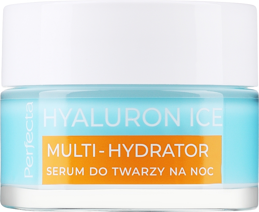 PRZECENA! Serum do twarzy na noc - Perfecta Hyaluron Ice Multi-hydrator Serum * — Zdjęcie N1