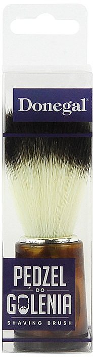 Pędzel do golenia, 4603, z brązową rączką	 - Donegal Shaving Brush — Zdjęcie N2