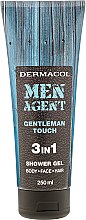 Żel pod prysznic - Dermacol Men Agent Gentleman Touch 3in1 Shower Gel — Zdjęcie N1