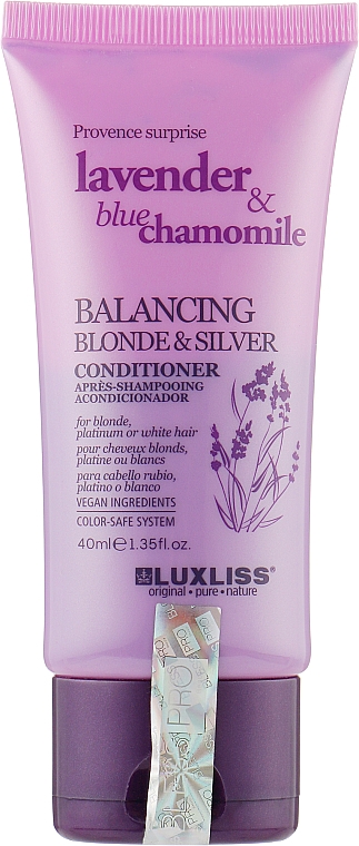 Odżywka do włosów blond - Luxliss Balancing Blonde & Silver Conditioner — Zdjęcie N1