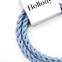 Gumka do włosów, seychelles blue, 4 szt. - Bellody Original Hair Ties — Zdjęcie N3