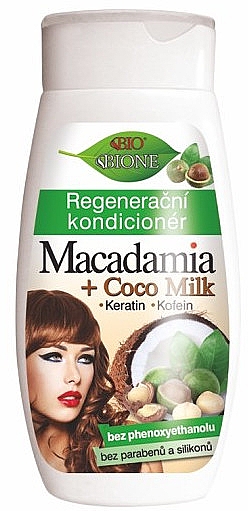 Regeneracyjna odżywka do włosów - Bione Cosmetics Macadamia + Coco Milk — Zdjęcie N1