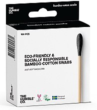 Kup Patyczki bambusowe do uszu - The Humble Co. Cotton Swabs Black