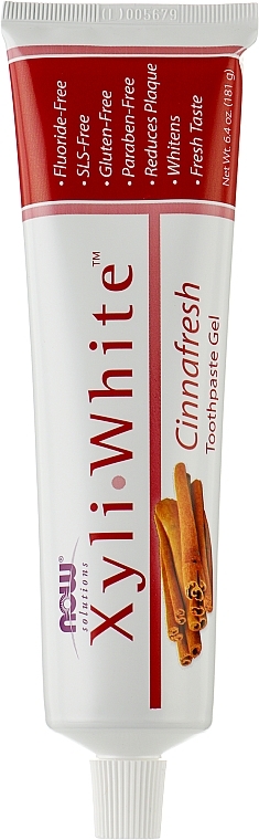 Cynamonowa pasta do zębów - Now Foods XyliWhite Cinnafresh Toothpaste Gel — Zdjęcie N1