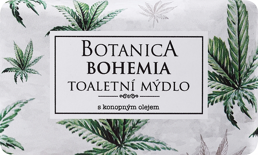Ręcznie robione mydło - Bohemia Gifts Botanica Hemp Oil Handmade Toilet Soap — Zdjęcie N1