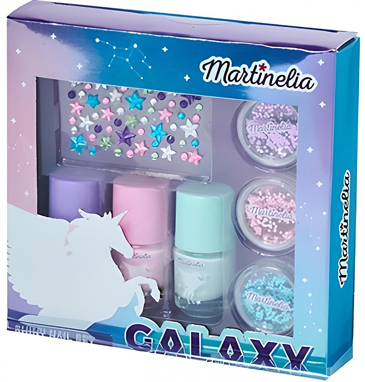 Błyszczący zestaw do paznokci Galactic Dreams - Martinelia Galaxy Shiny Nail Set — Zdjęcie N1