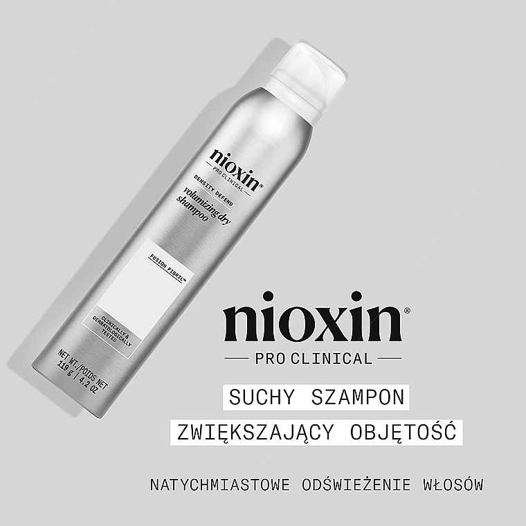 Szampon do włosów suchych - Nioxin Pro Clinical Density Defend Volumizing Dry Shampoo — Zdjęcie N2