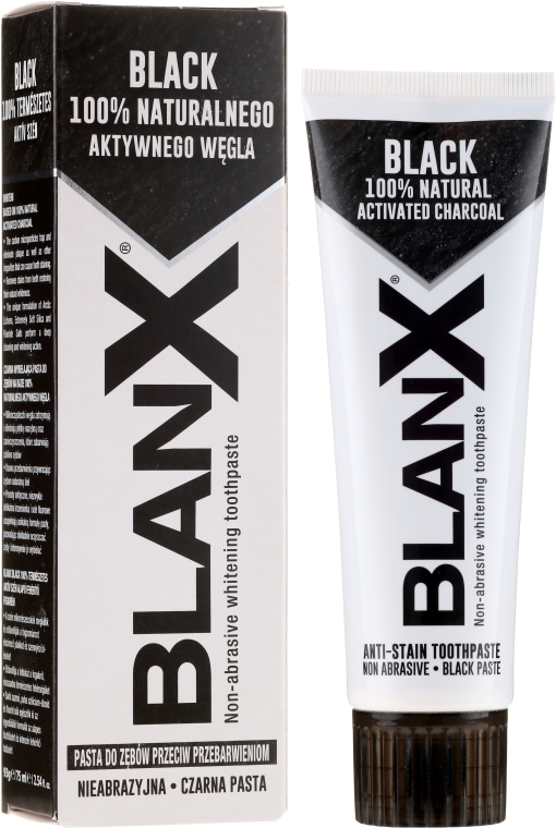 Pasta do zębów z czarnym węglem - Blanx Black